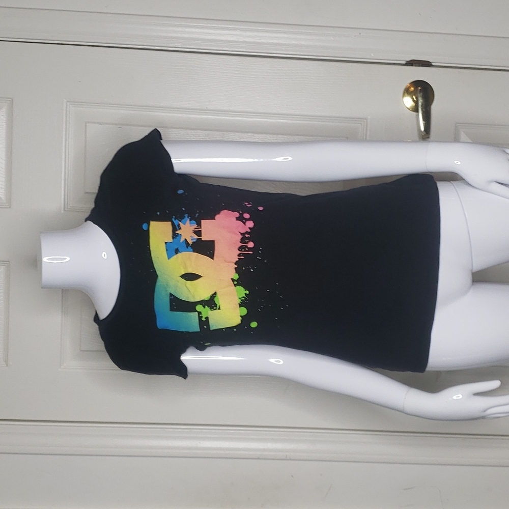 DC Shoes Vintage T-Shirt Black Size Medium